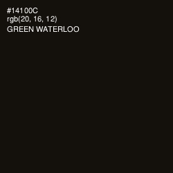 #14100C - Green Waterloo Color Image